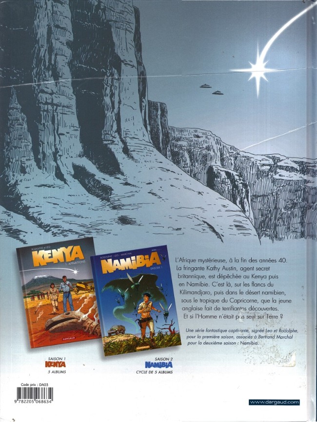 Verso de l'album Namibia Épisode 4