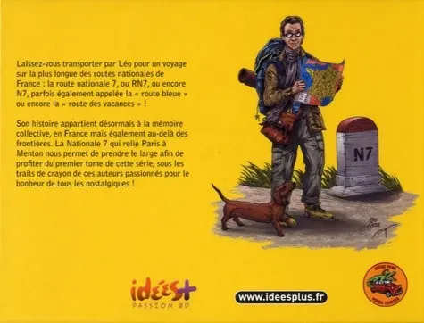 Verso de l'album Nationale 7, de Paris à Menton ! Tome 1 De Paris à Bonny !