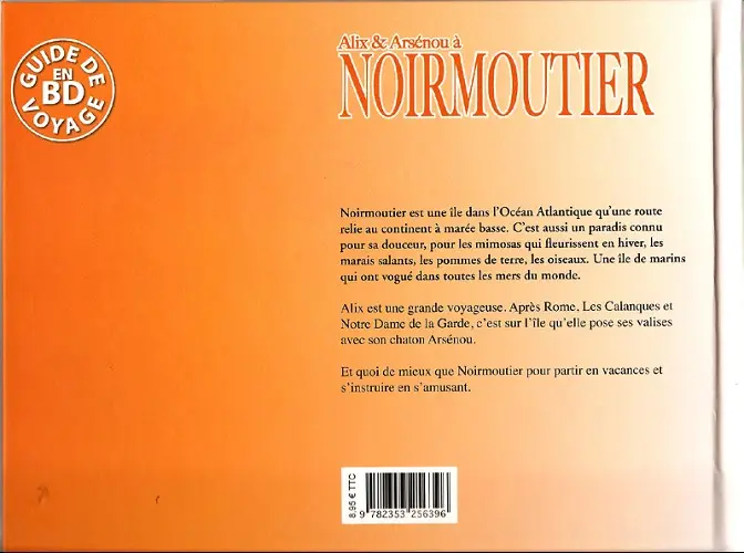 Verso de l'album Alix et Arsénou Tome 3 Alix et Arsénou à Noirmoutier