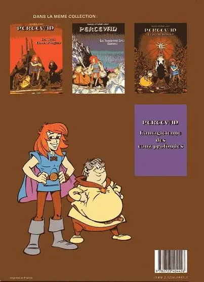 Verso de l'album Percevan Tome 3 L'épée de Ganaël