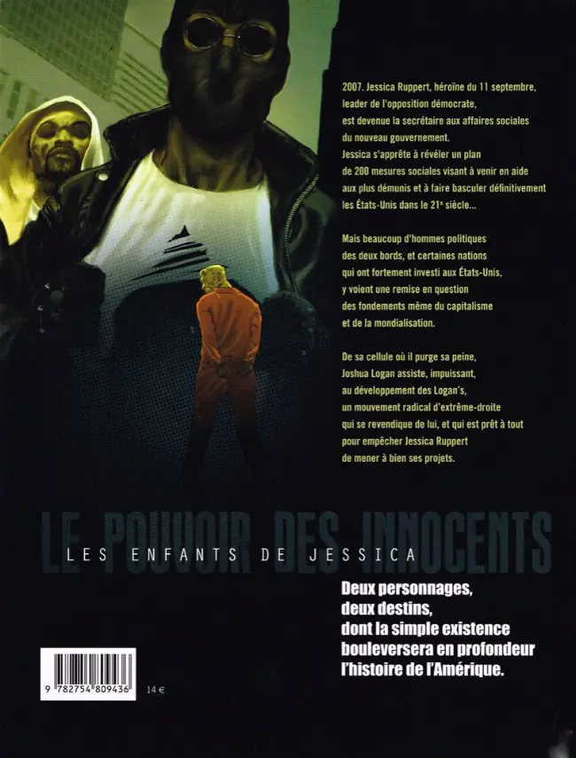 Verso de l'album Le Pouvoir des Innocents Tome 3 Sur la route