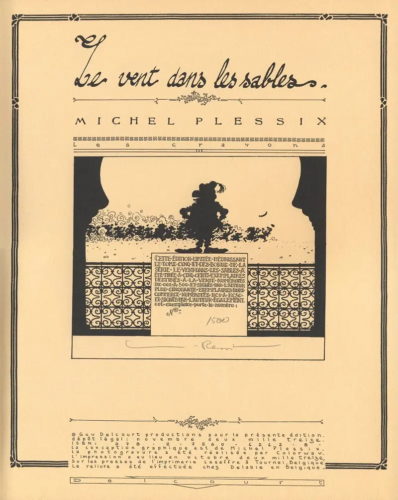 Autre de l'album Le Vent dans les Sables Les crayons III
