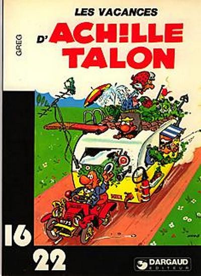 Couverture de l'album Achille Talon 16/22 Tome 2 Les vacances d'Achille Talon