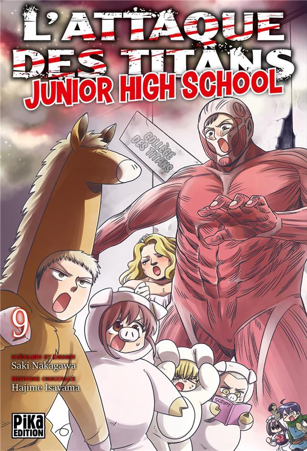 Couverture de l'album L'Attaque des Titans - Junior High School 9