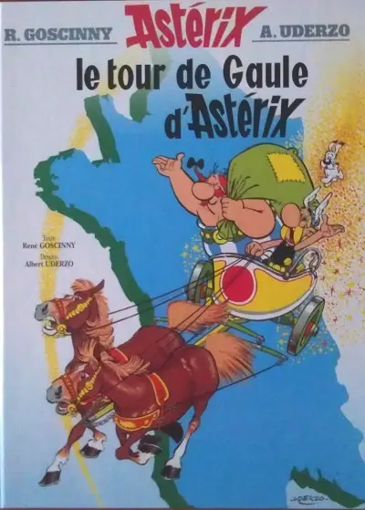 Couverture de l'album Astérix Tome 5 Le tour de Gaule d'Astérix