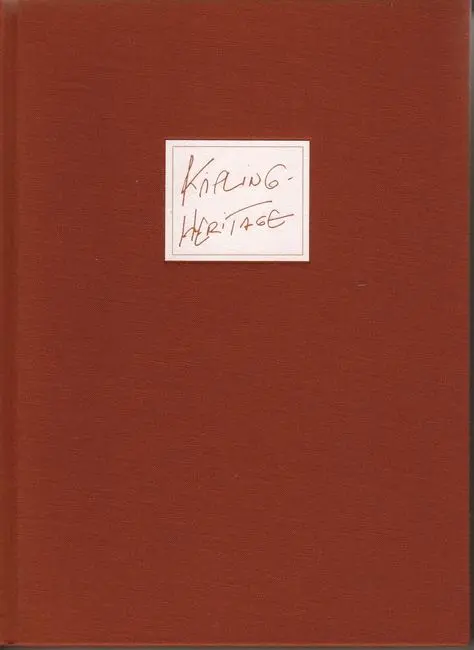 Couverture de l'album Kipling héritage Kipling Héritage, Poèmes