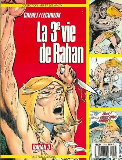 Couverture de l'album Rahan Tome 3 La 3e vie de Rahan