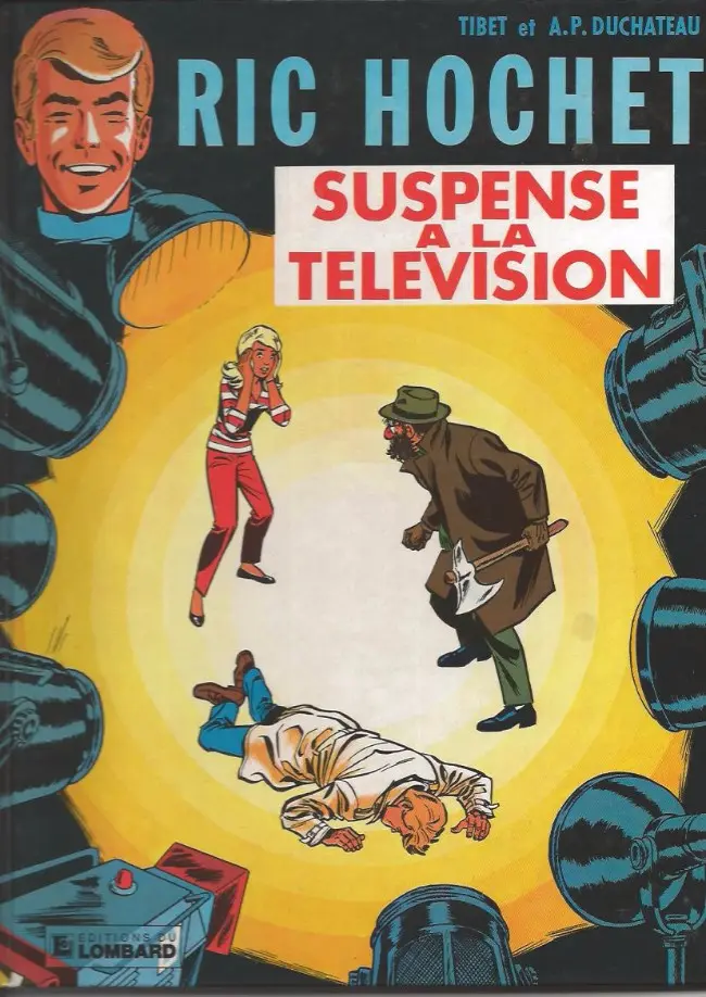 Couverture de l'album Ric Hochet Tome 7 Suspense à la télévision
