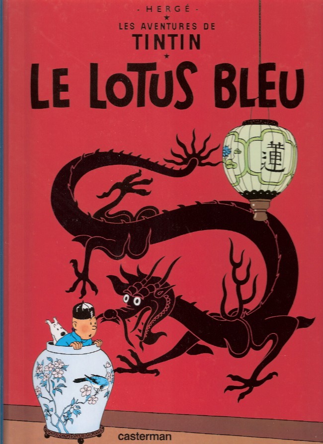 Couverture de l'album Tintin Tome 5 Le Lotus bleu