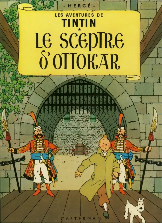 Couverture de l'album Tintin Tome 8 Le sceptre d'Ottokar