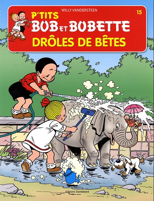 Couverture de l'album Bob et Bobette (P'tits) Tome 15 Drôles de bêtes
