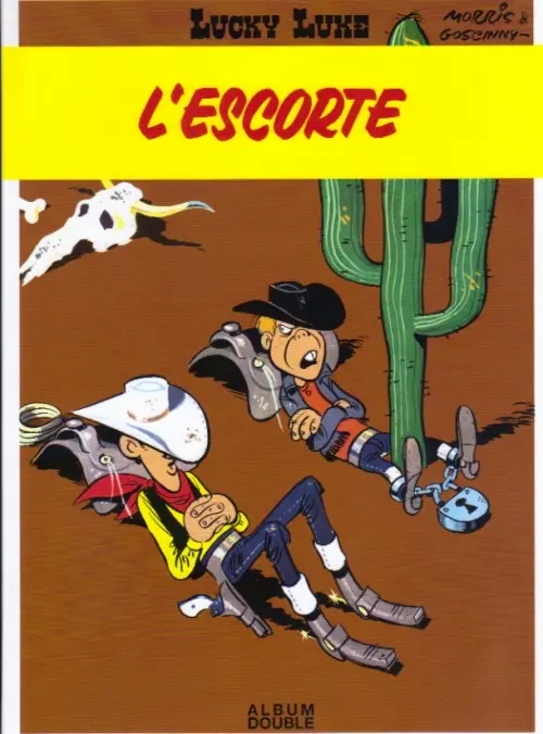 Couverture de l'album Lucky Luke Tomes 28 et 29 L'escorte / Des barbelés sur la prairie