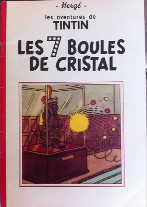 Couverture de l'album Tintin Les 7 boules de cristal