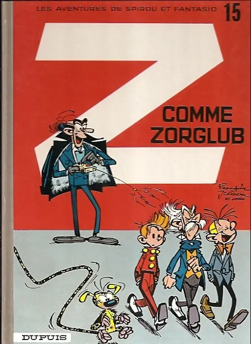 Couverture de l'album Spirou et Fantasio Tome 15 Z comme Zorglub