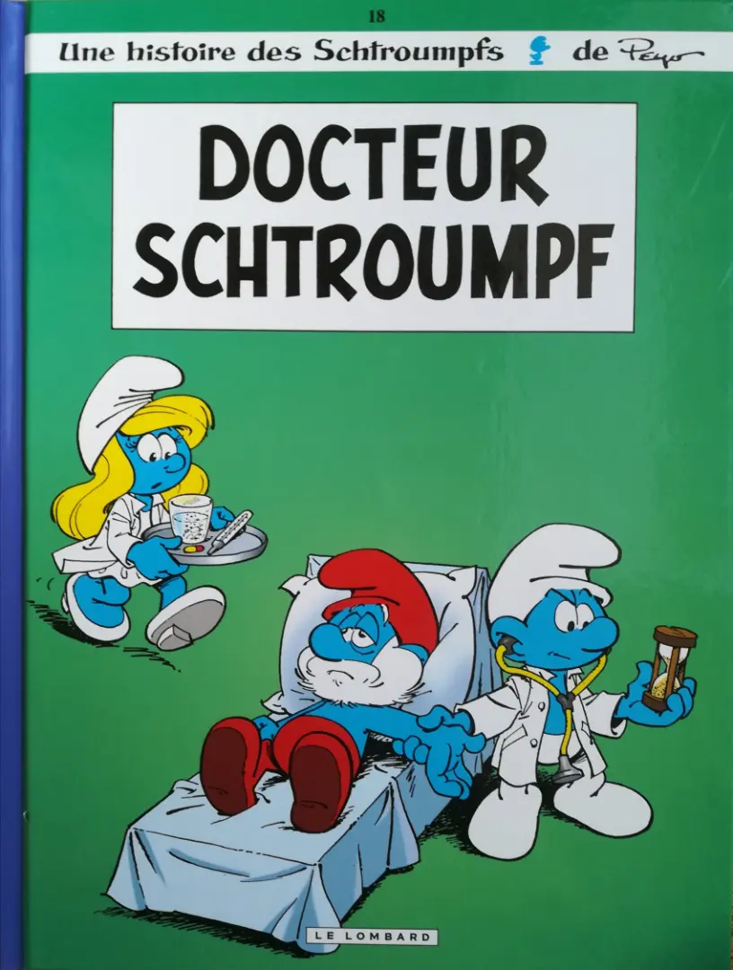 Couverture de l'album Les Schtroumpfs Tome 18 Docteur Schtroumpf