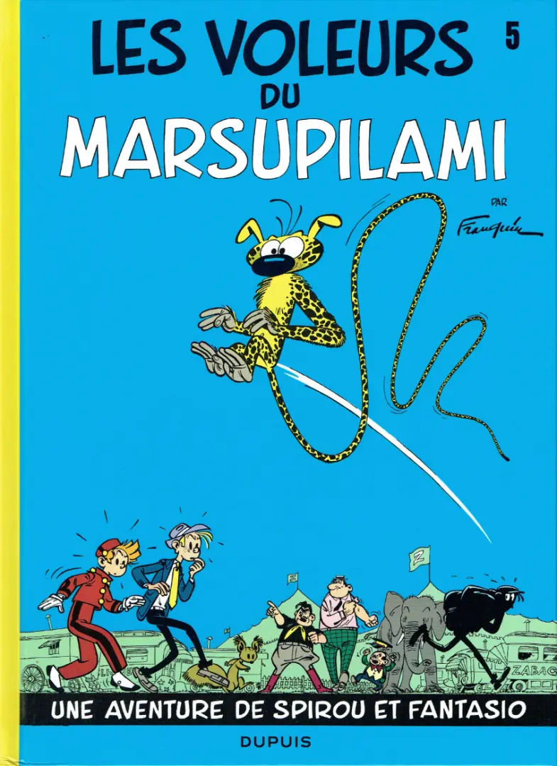 Couverture de l'album Spirou et Fantasio Tome 5 Les voleurs du Marsupilami