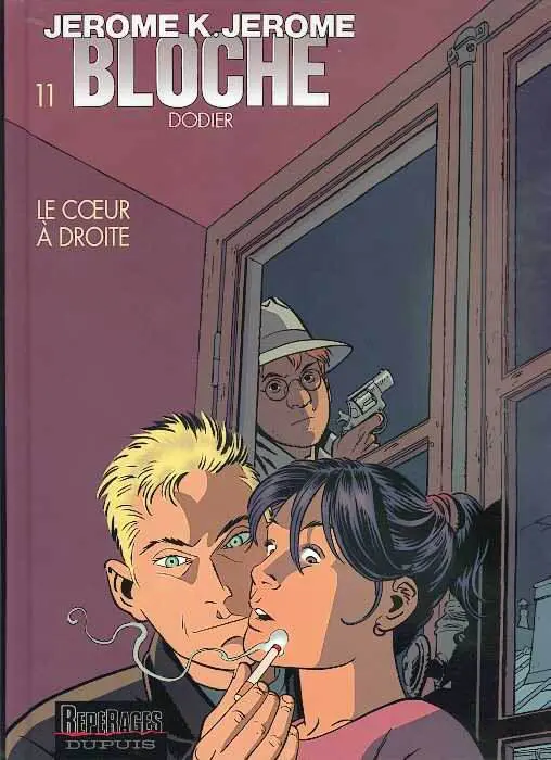 Couverture de l'album Jérôme K. Jérôme Bloche Tome 11 Le cœur à droite