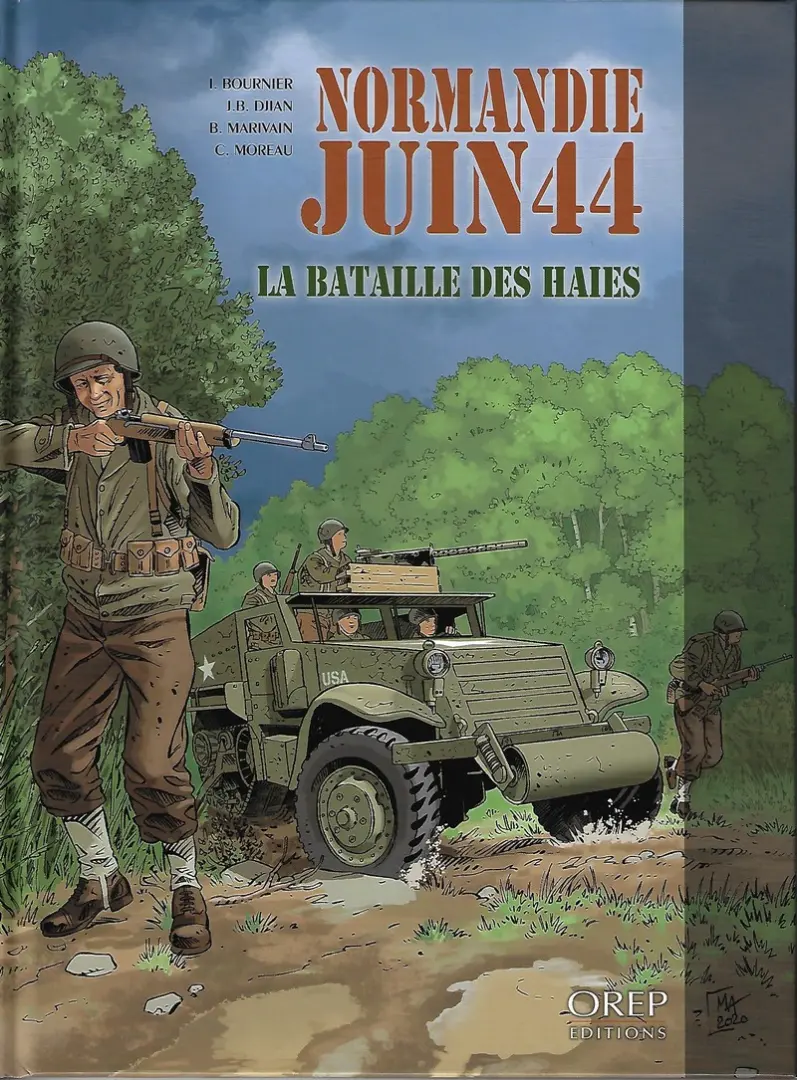 Couverture de l'album Normandie juin 44 Tome 8 La bataille des haies