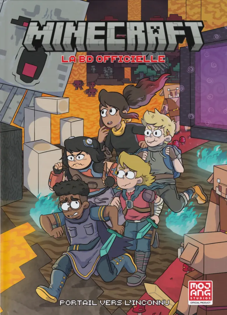 Couverture de l'album Minecraft - La BD officielle 3 Portail vers l'inconnu