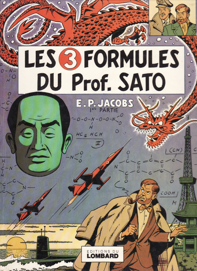 Couverture de l'album Blake et Mortimer Tome 10 Les 3 Formules du Prof. Sato - 1ère partie