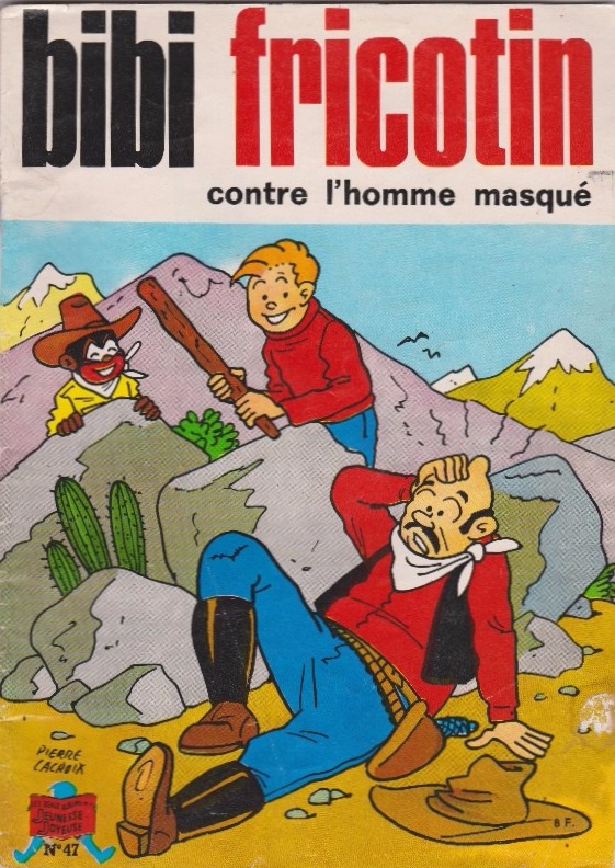 Couverture de l'album Bibi Fricotin 2e Série - Societé Parisienne d'Edition Tome 47 Bibi Fricotin contre l'homme masqué
