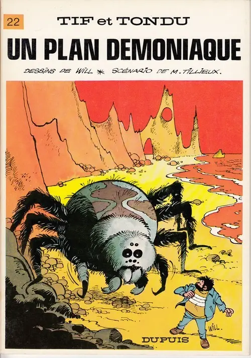 Couverture de l'album Tif et Tondu Tome 22 Un plan démoniaque