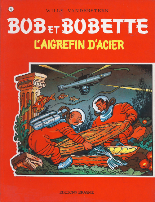 Couverture de l'album Bob et Bobette Tome 76 L'aigrefin d'acier