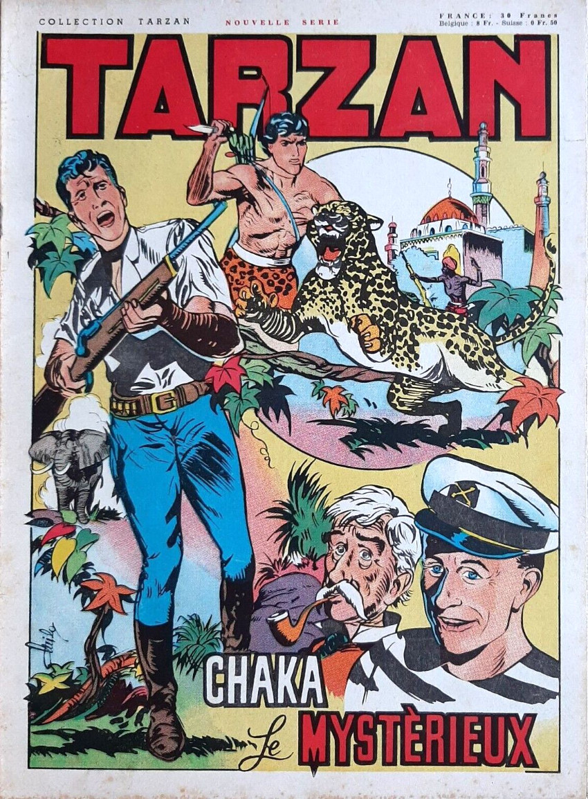 Couverture de l'album Tarzan (collection Tarzan) 10 Chaka le mystérieux