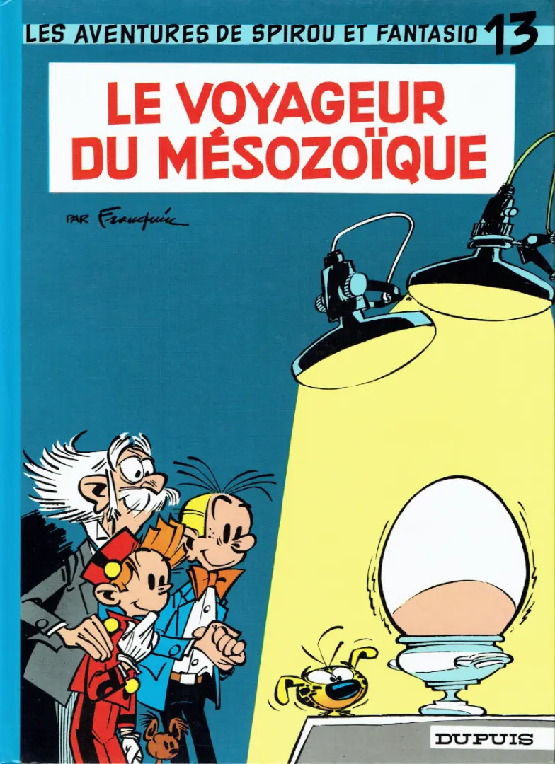 Couverture de l'album Spirou et Fantasio Tome 13 Le voyageur du mésozoïque