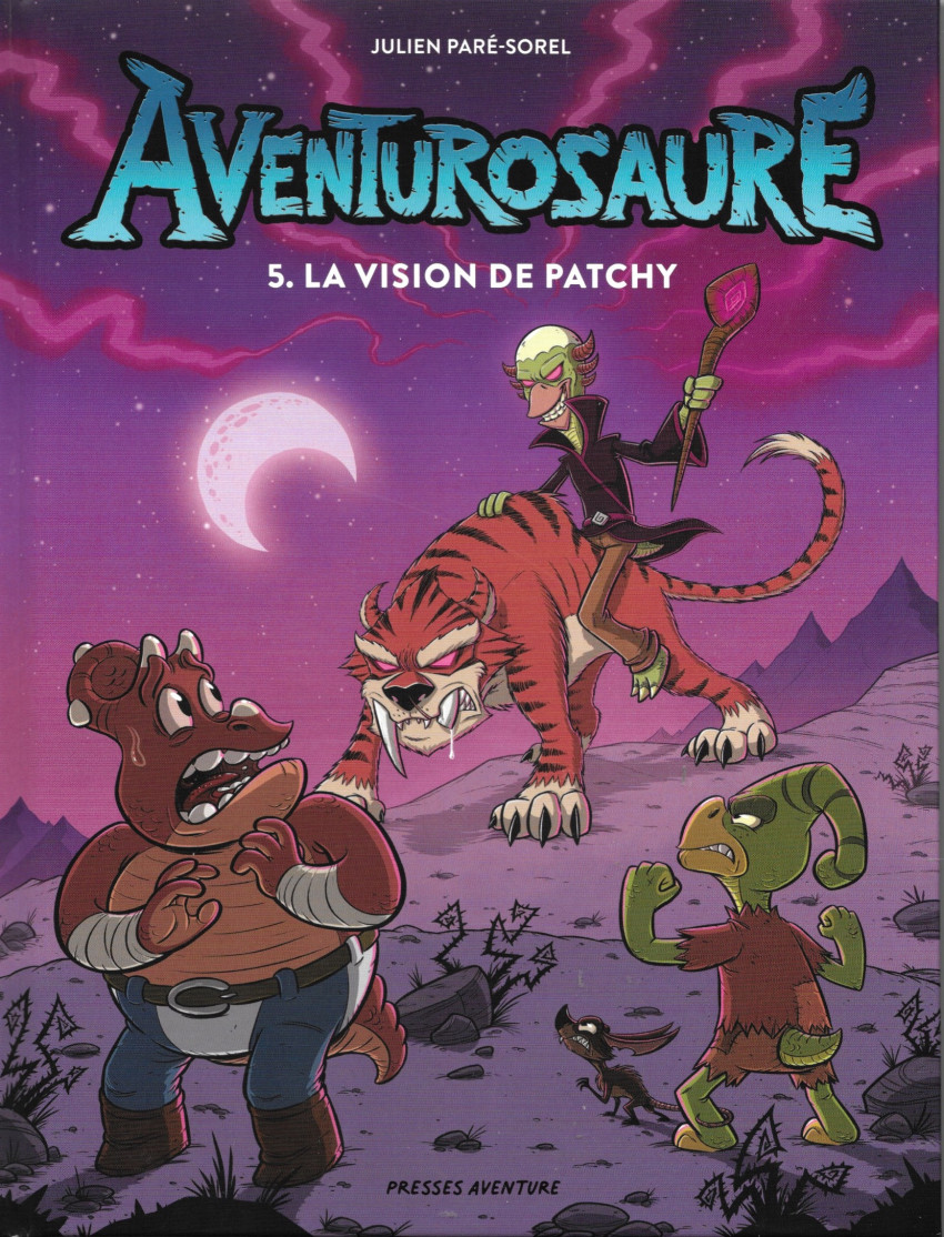 Couverture de l'album Aventurosaure 5 La vision de Patchy