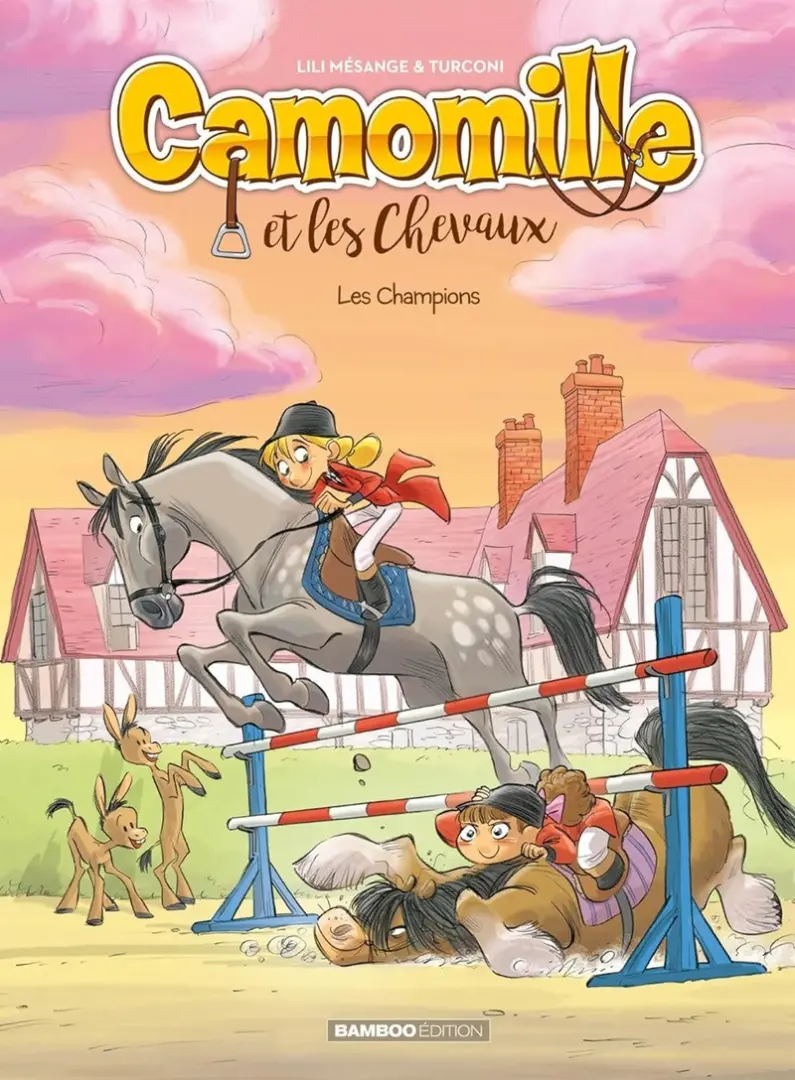 Couverture de l'album Camomille et les chevaux Tome 4 Les champions