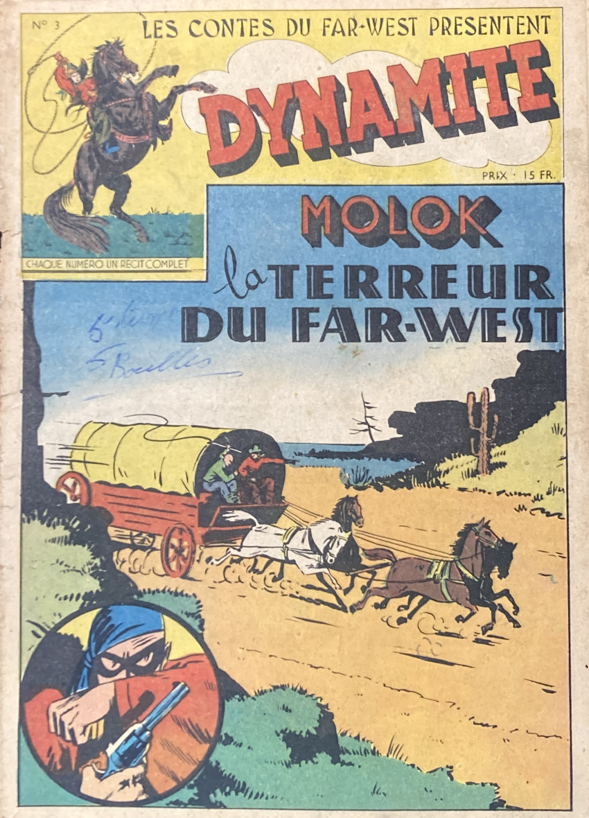 Couverture de l'album Dynamite N° 3 Molok la terreur du far-west