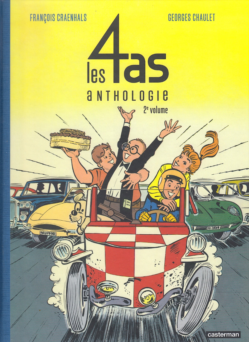 Couverture de l'album Les 4 as Anthologie 2e volume