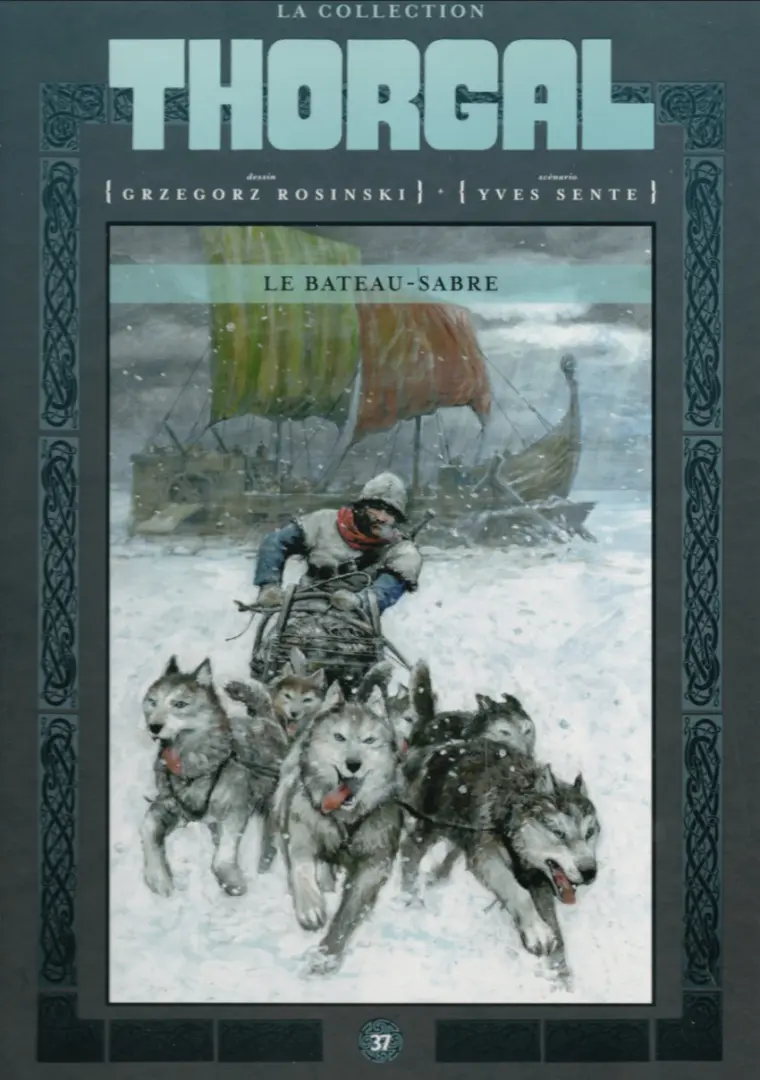 Couverture de l'album Thorgal - La collection Tome 37 Le bateau-sabre