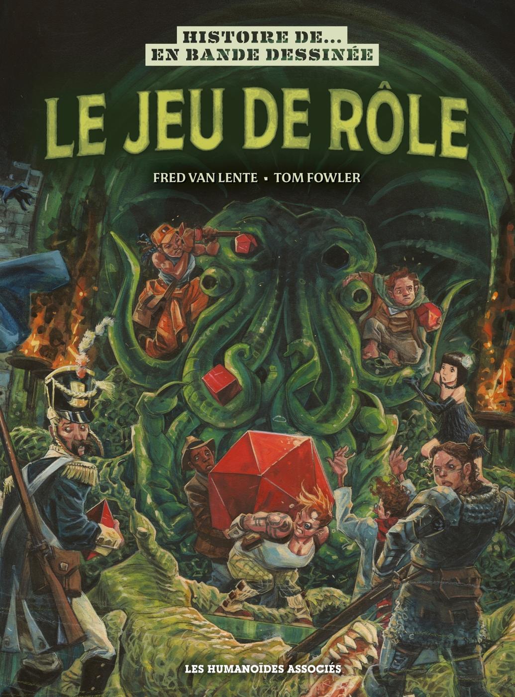 Couverture de l'album Histoire de... en Bande Dessinée Le jeu de rôle