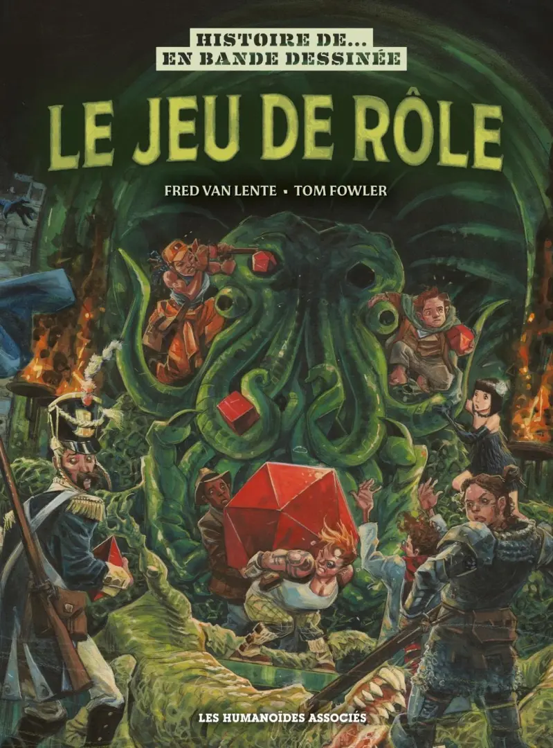 Couverture de l'album Histoire de... en Bande Dessinée Le jeu de rôle