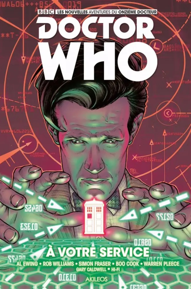 Couverture de l'album Doctor Who (Les nouvelles aventures du onzième docteur) Tome 2 À votre service