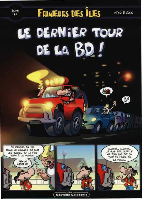 Couverture de l'album Frimeurs des îles Tome 8 Le dernier tour de la BD !