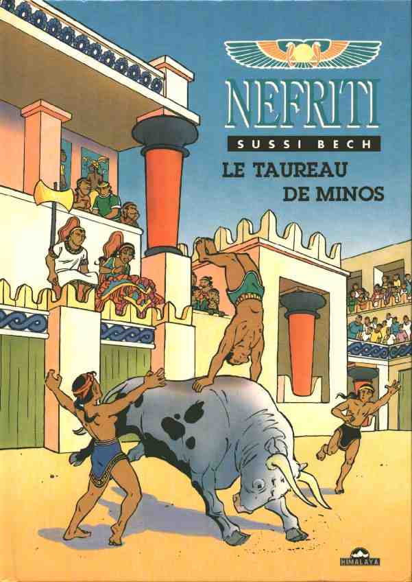 Couverture de l'album Néfriti Tome 3 Le taureau de Minos