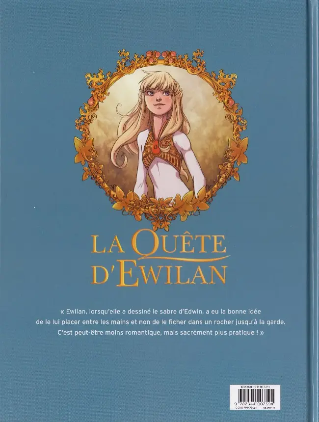 Verso de l'album La Quête d'Ewilan Tome 5 Al-Poll