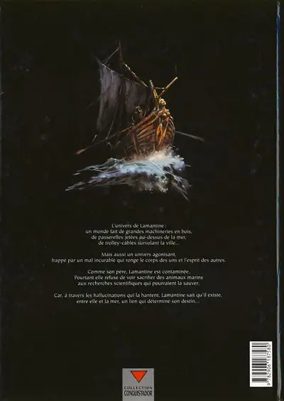 Verso de l'album Les Remparts d'écume Tome 1 Les yeux clos