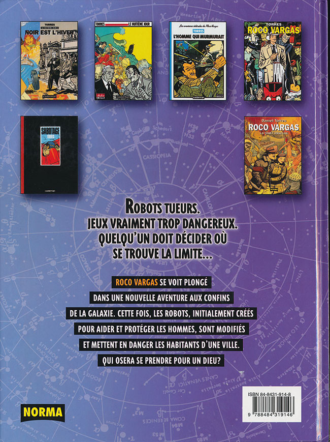 Verso de l'album Roco Vargas Tome 6 Le jeu des Dieux