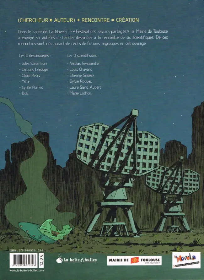 Verso de l'album Sciences visions