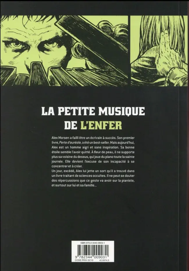 Verso de l'album Le Signe