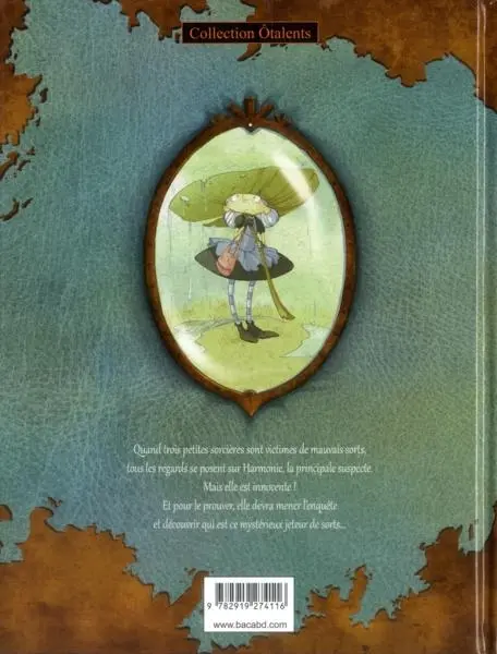 Verso de l'album Sorcières sorcières Tome 1 Le mystère du jeteur de sorts