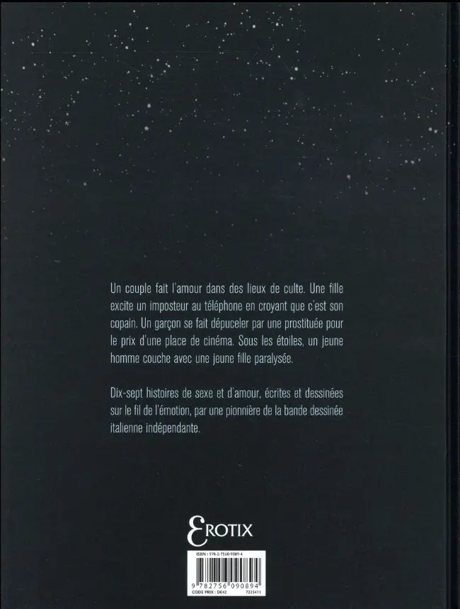Verso de l'album Sous les étoiles