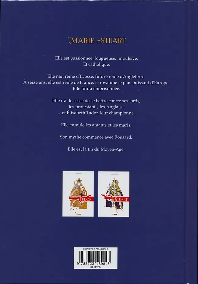 Verso de l'album La Vierge et la Putain Marie Stuart