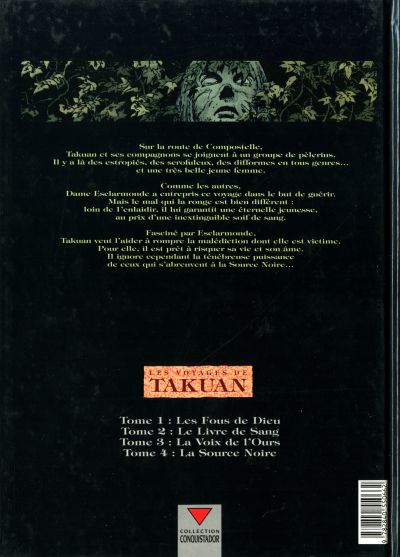 Verso de l'album Les Voyages de Takuan Tome 4 La Source noire
