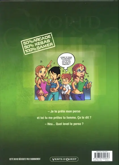 Verso de l'album World of no life 1 Level 1