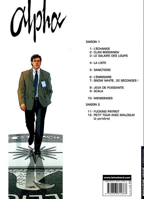 Verso de l'album Alpha Tome 5 Sanctions
